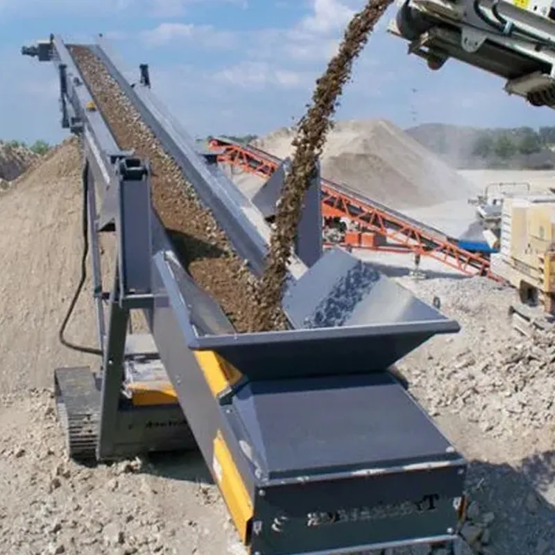 DY Mobile Belt Conveyor Application