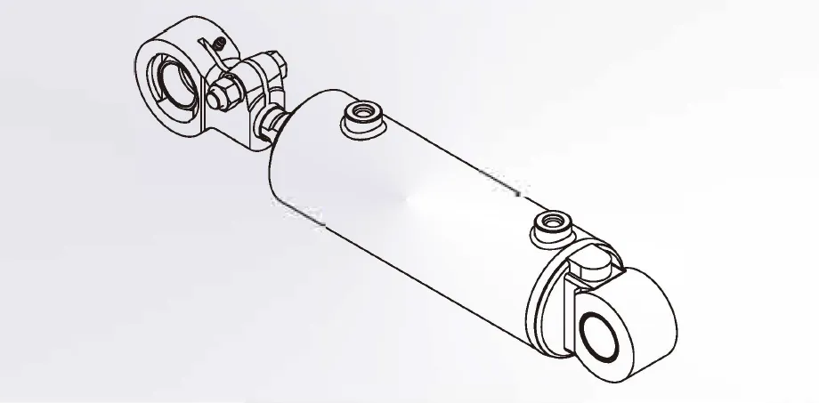 Forklift Tilt Hydraulic Cylinder Dimensions