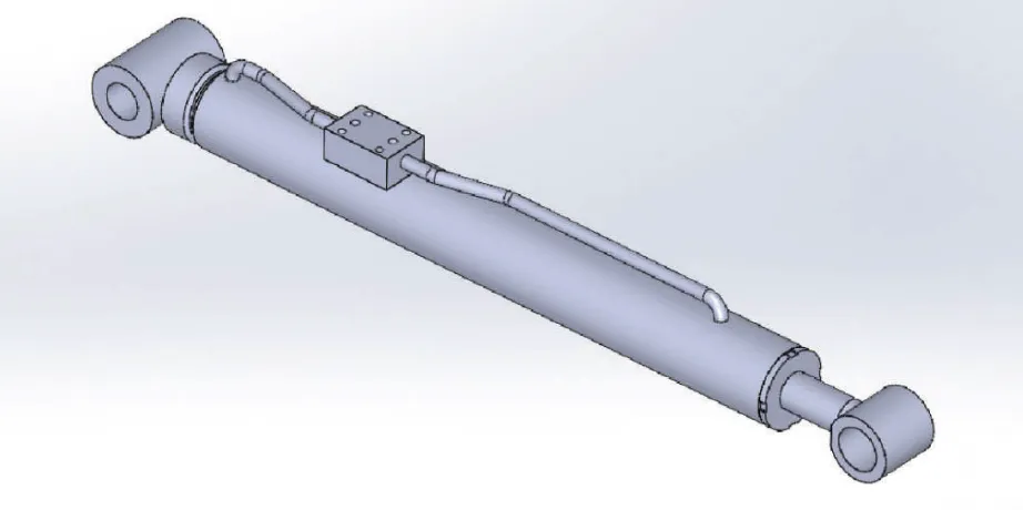 Jib Hydraulic Cylinder Dimensions