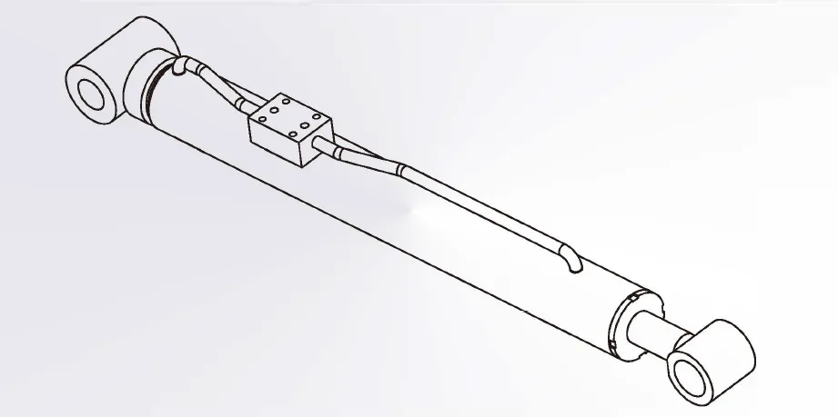 Jib Hydraulic Cylinder Dimensions