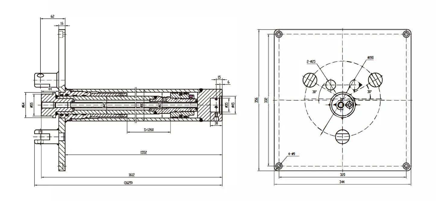 Lifting Hydraulic Cylinder Dimensions