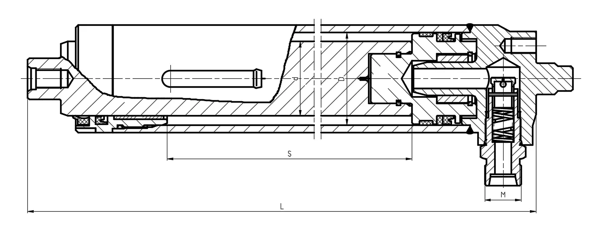 Pallet Stacker Truck Lifting Hydraulic Cylinder Dimensions