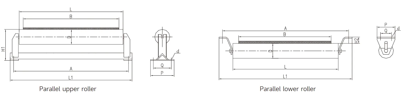 TD75 Belt Conveyor Idlers