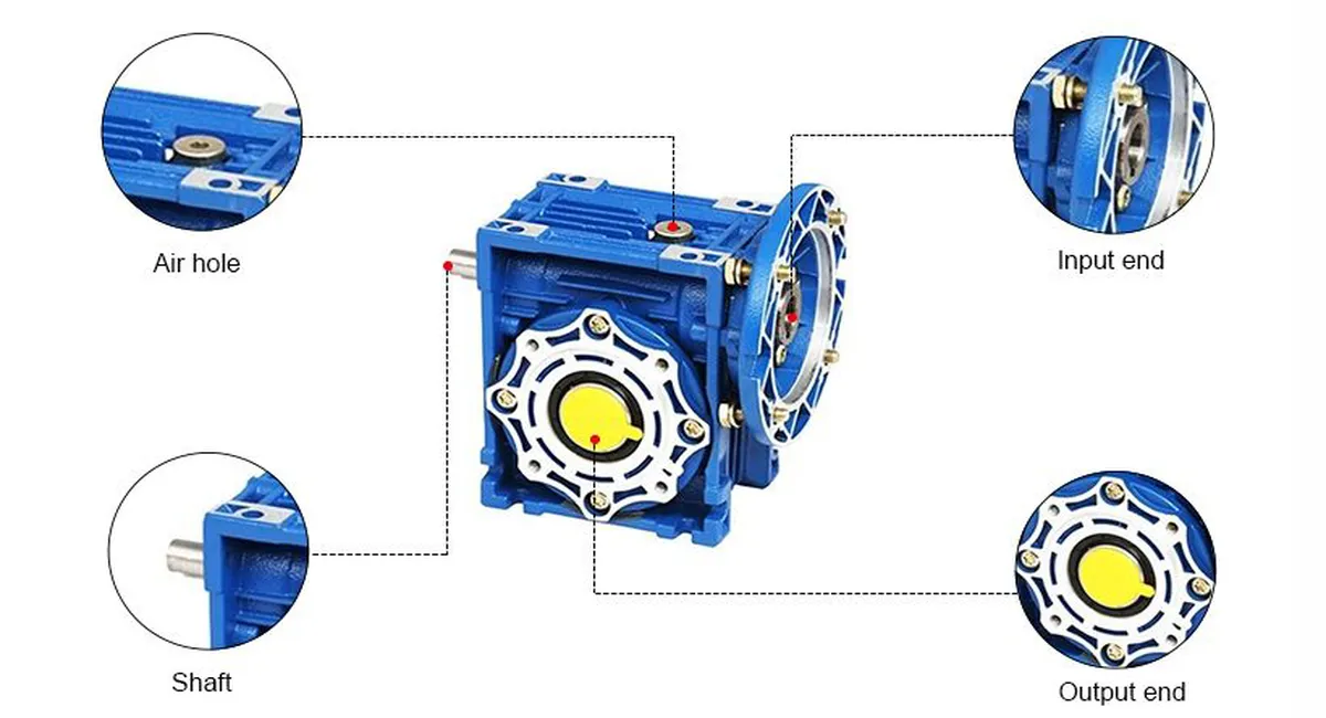 Aluminum Worm Gearbox Parts-1 Aluminum Worm Gearbox Parts