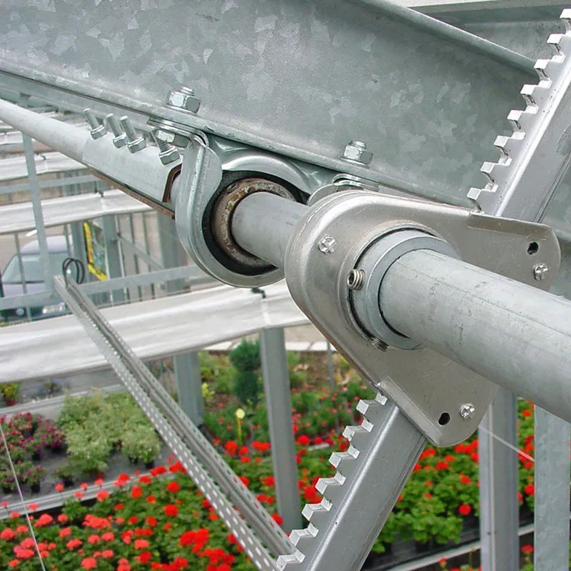 Greenhouse Ventilation System Curved Gear Rack Applications