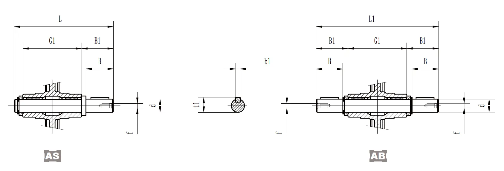 Low Speed Shaft Dimensions