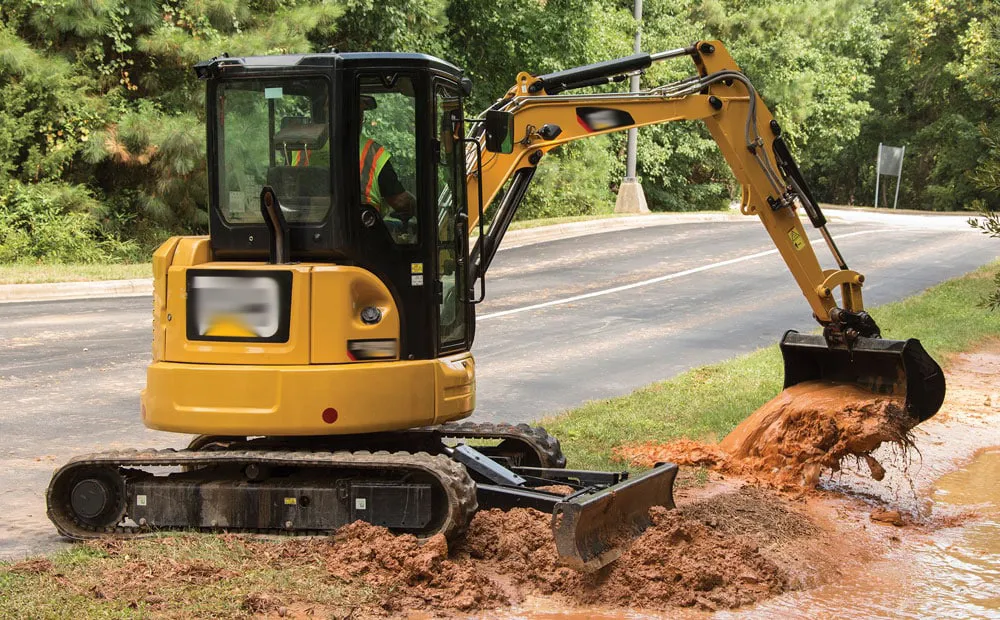 Hydraulische giekcilinders voor minigraafmachines