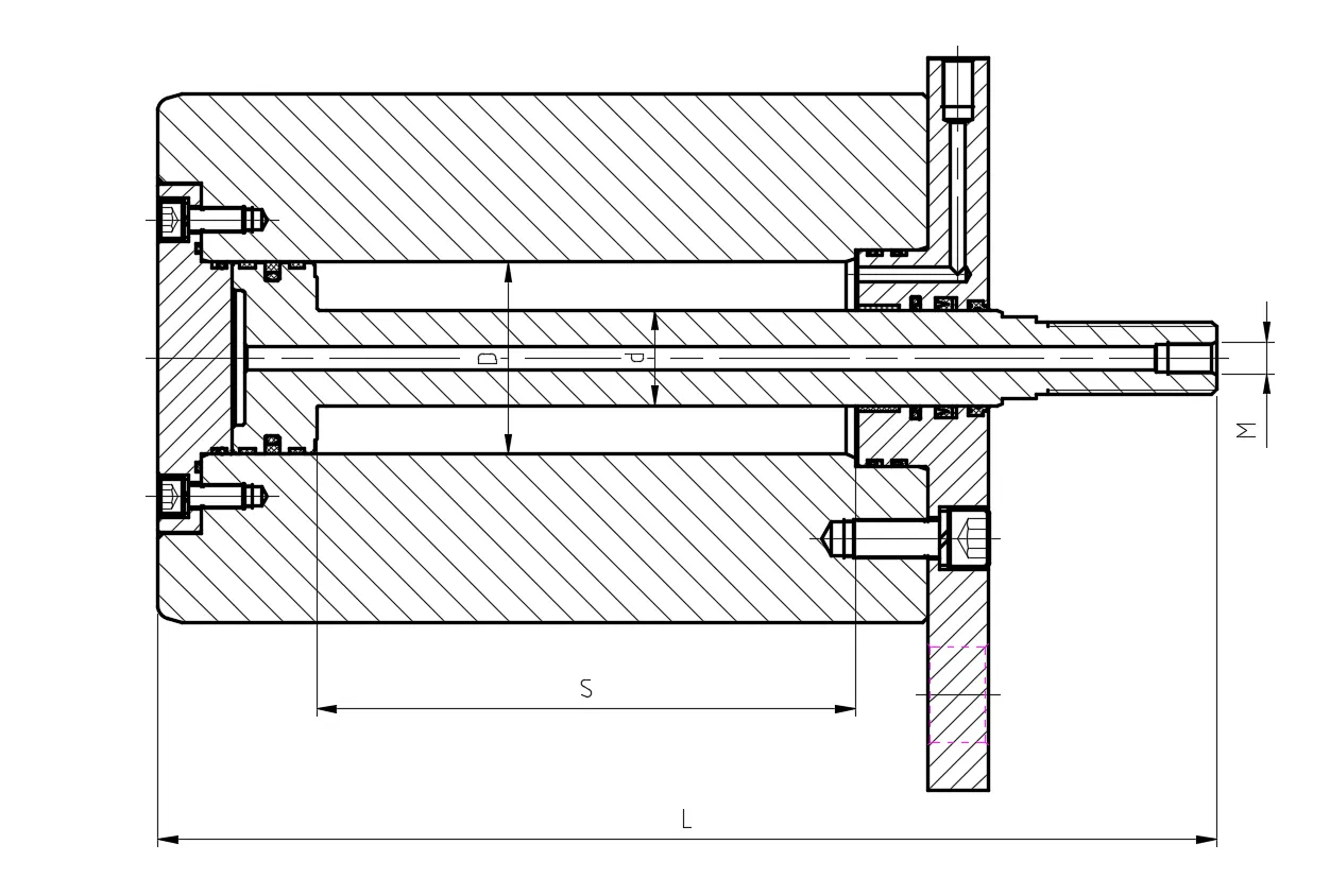 Pin Shaft Hydraulic Cylinder Dimensions