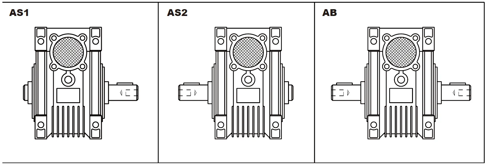 Position of Output Shaft