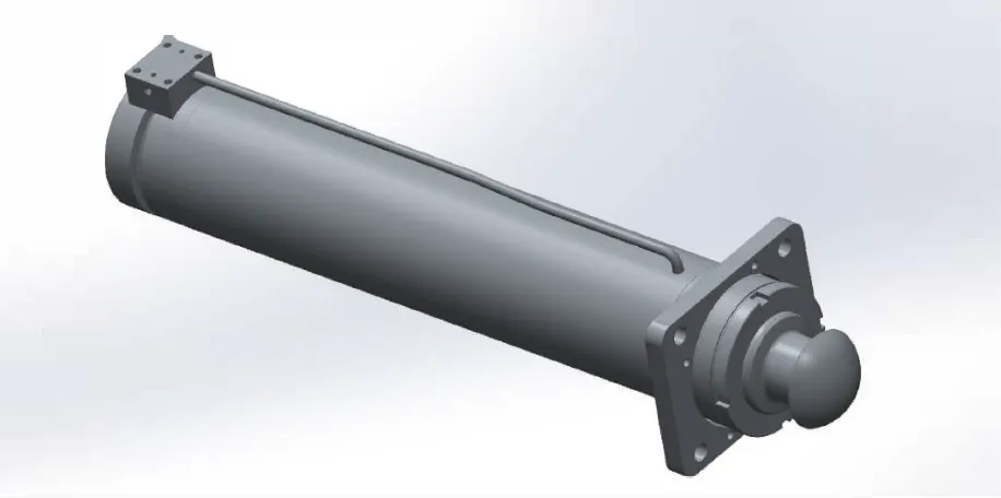 Support Leg Hydraulic Cylinder Dimensions