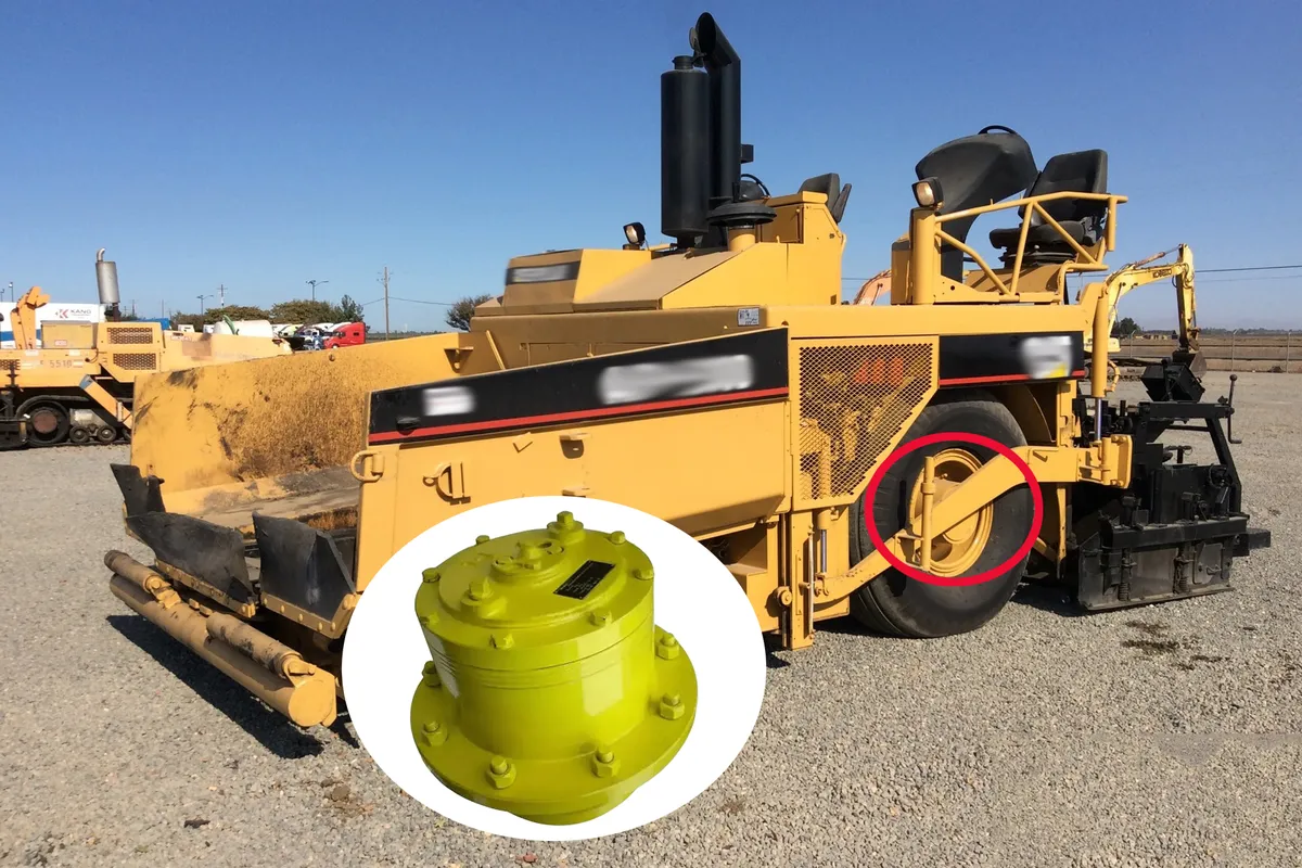 Kotak Gear Pacuan Roda Planet untuk Penurap Asfalt