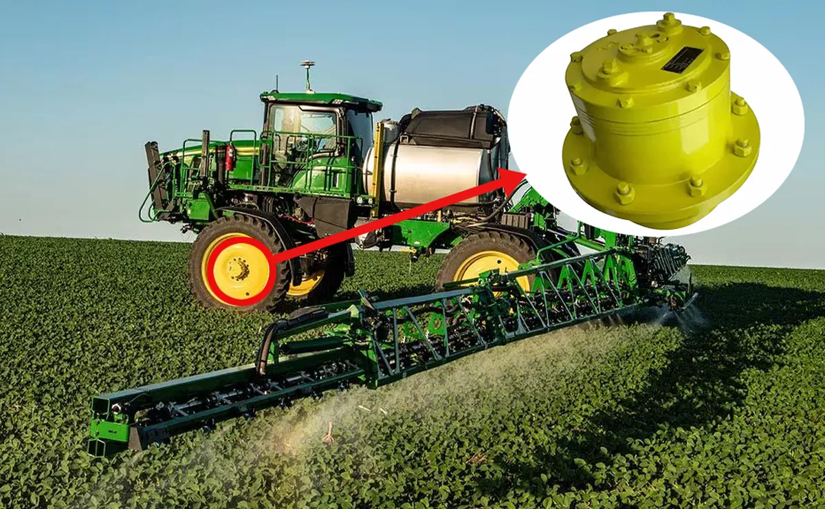 Planetary Wheel Drive Gearbox for Boom Sprayers