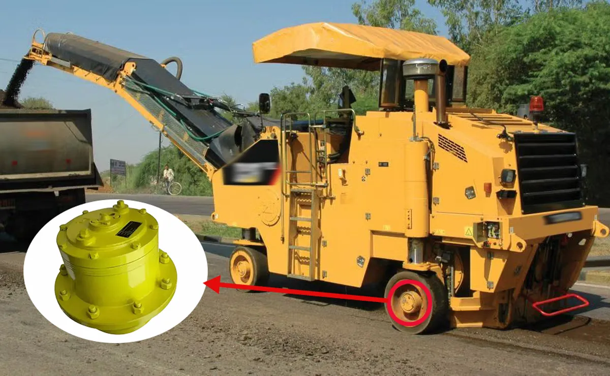 Planetary Wheel Drive Gearbox for Cold Planers