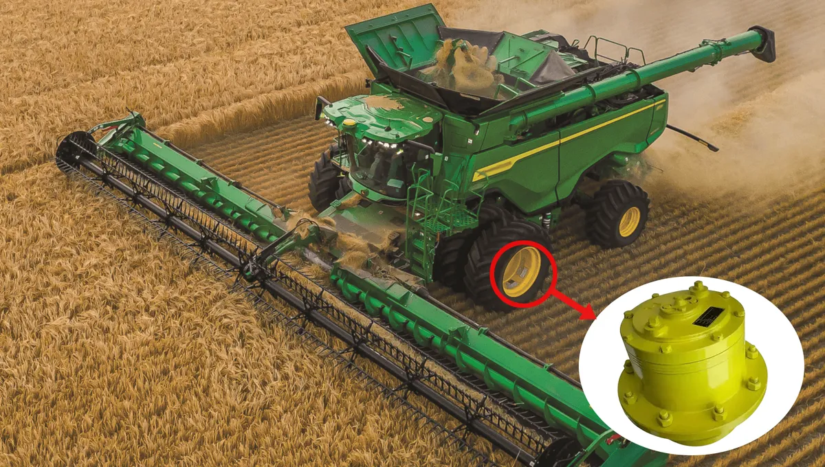 Réducteur à engrenages planétaires pour moissonneuses-batteuses