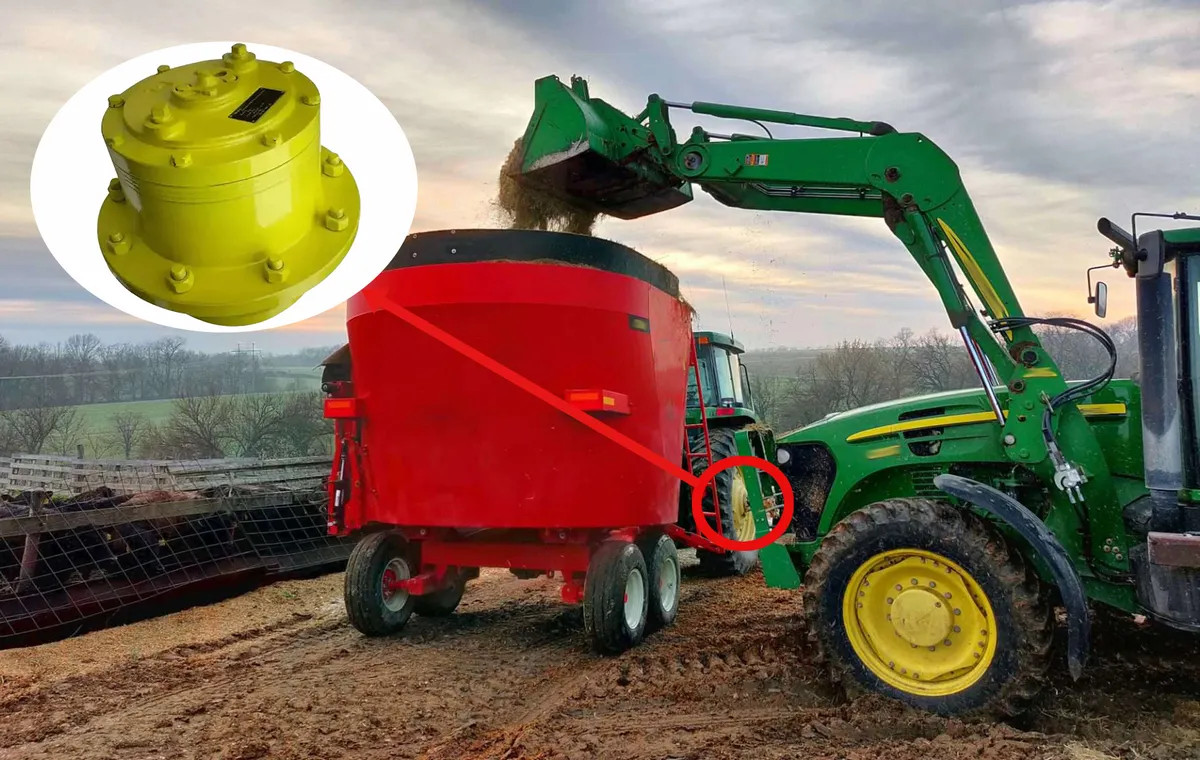 Planetary Wheel Drive Gearbox for Feed Mixers