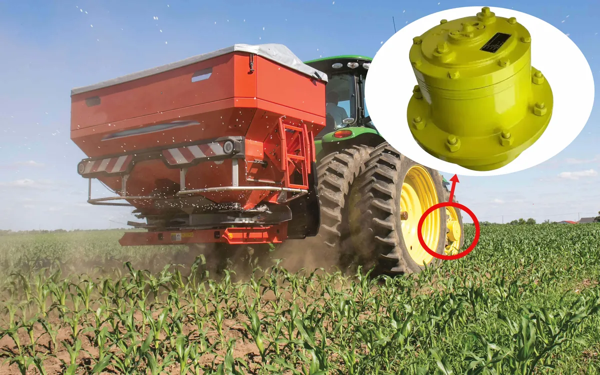 Planetary Wheel Drive Gearbox for Fertilizer Spreaders