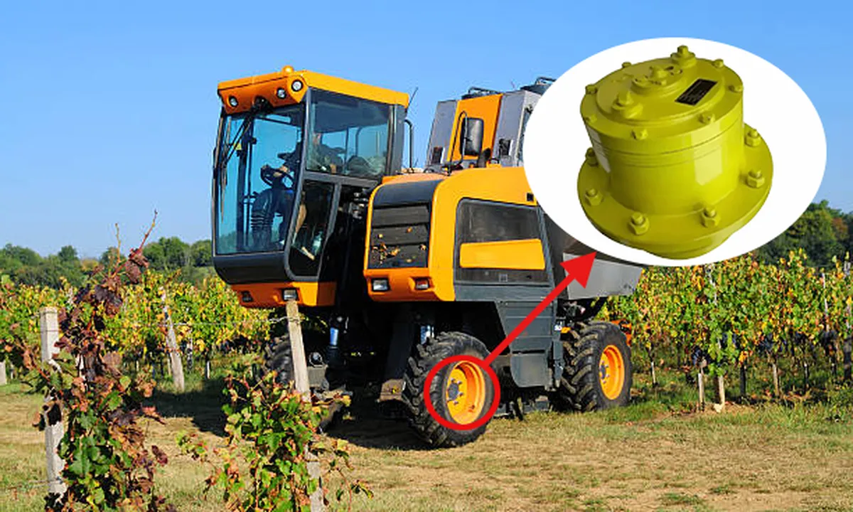 Planetary Wheel Drive Gearbox for Grape Harvesters