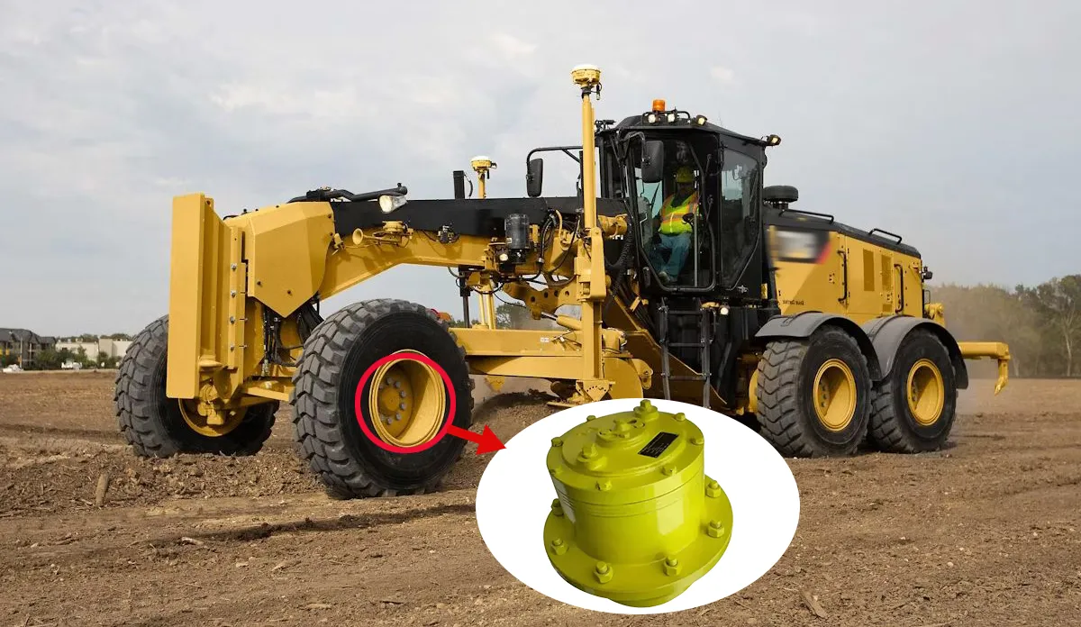 Gearbox Penggerak Roda Planet untuk Motor Grader