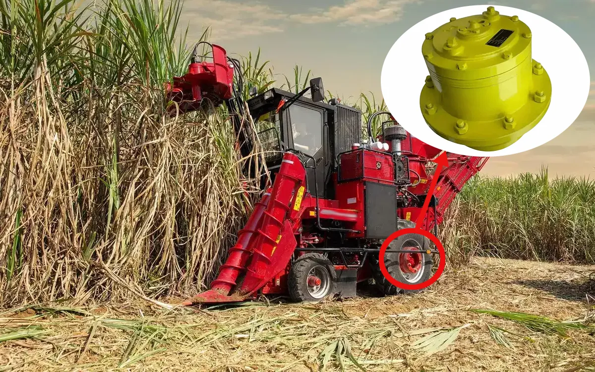 चीनी हार्वेस्टर के लिए प्लैनेटरी व्हील ड्राइव गियरबॉक्स