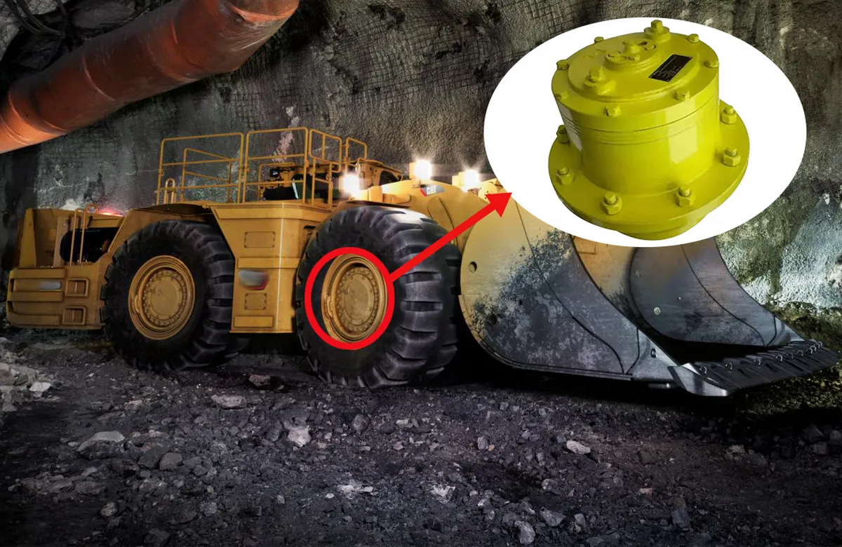Planetary Wheel Drive Gearbox for Underground Mining Loaders