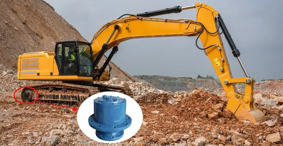 Track Drive Planetary Gearbox for Excavators