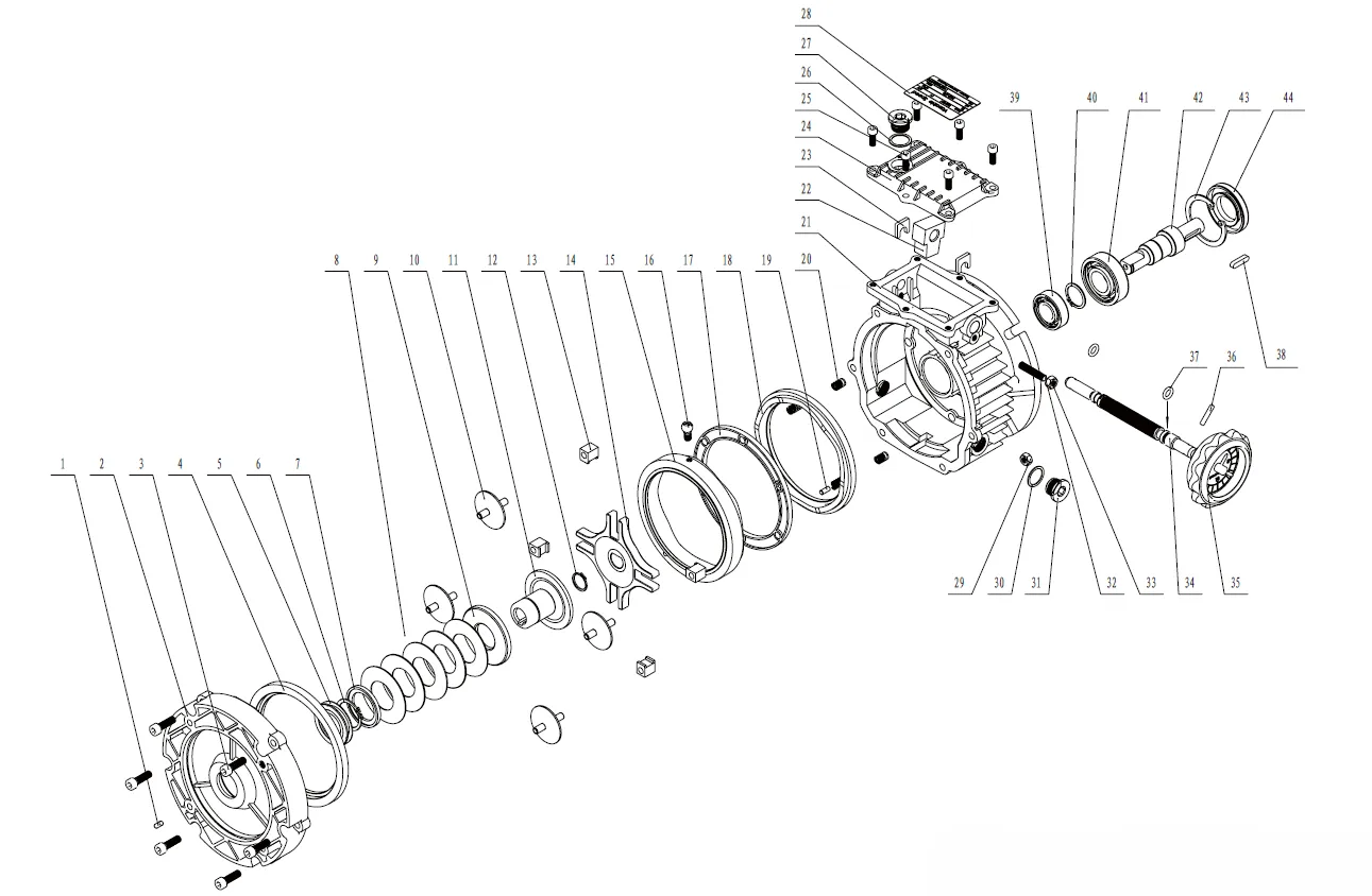 UDL Stepless Speed Variator Structural