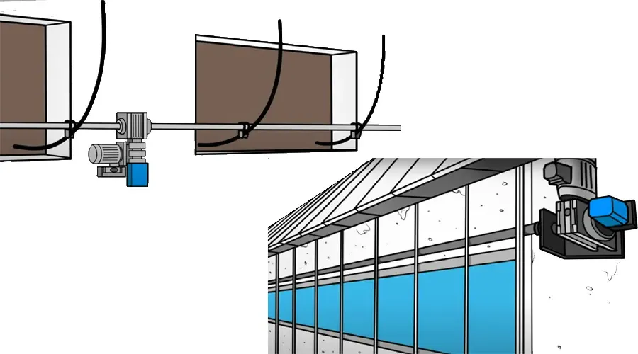 Worm Gearbox for Ventilation System