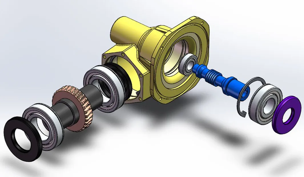 XRV050 Worm Gear Reducer for Automatic Car Washer