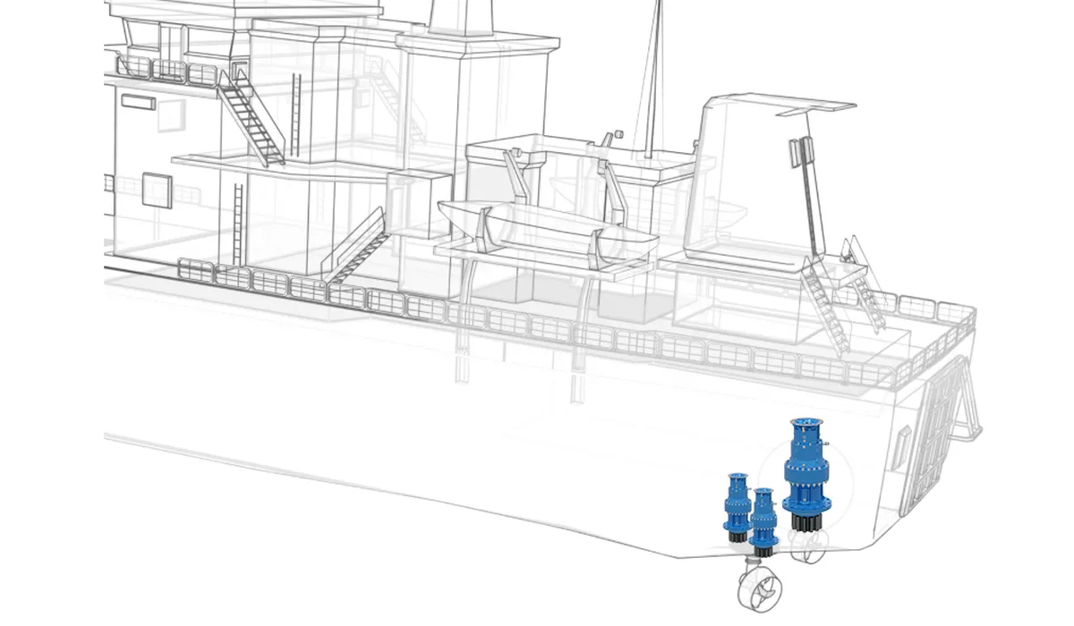 Planetary Slewing Drive Gearbox for Azimuth Thrusters
