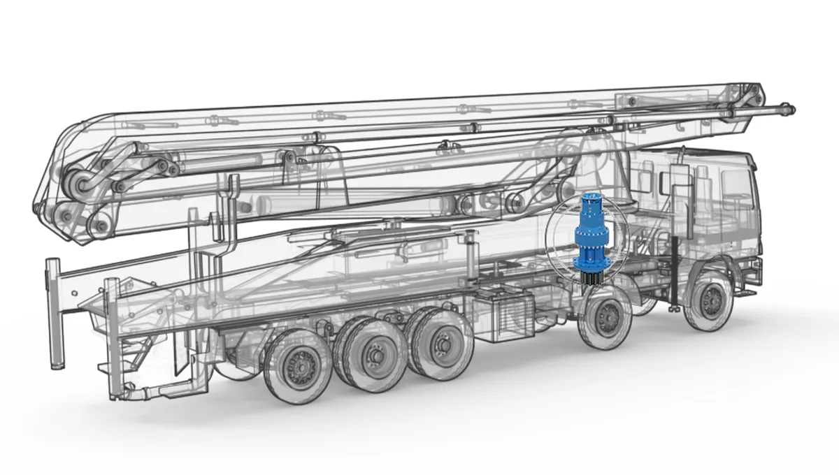 Planetary Slewing Drive Gearbox for Concrete Pumps