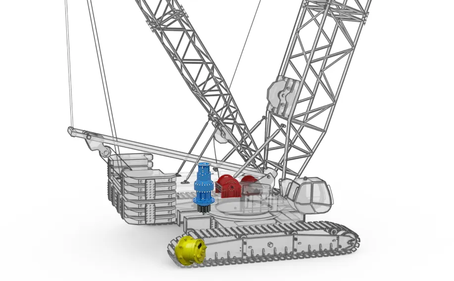 Planetary Slewing Drive Gearbox for Crawler Cranes