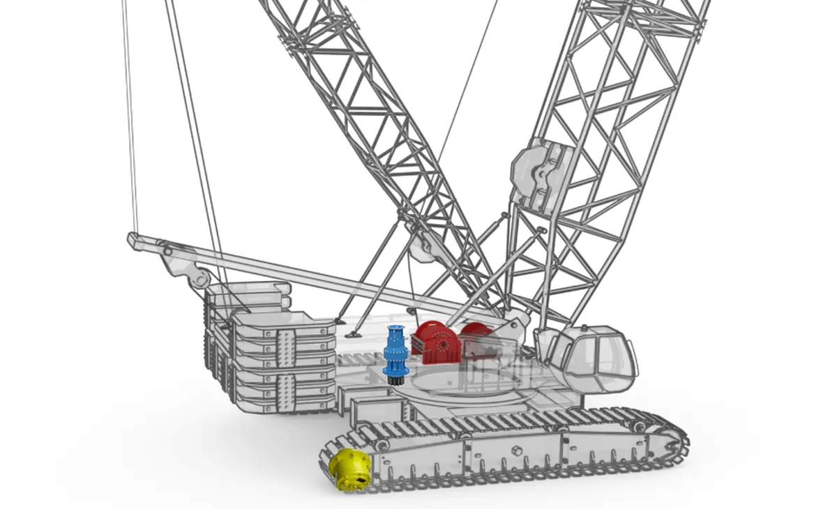 Planetary Slewing Drive Gearbox for Mining Crawler Cranes