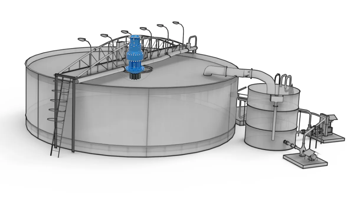 Planetary Slewing Drive Gearbox for Thickners