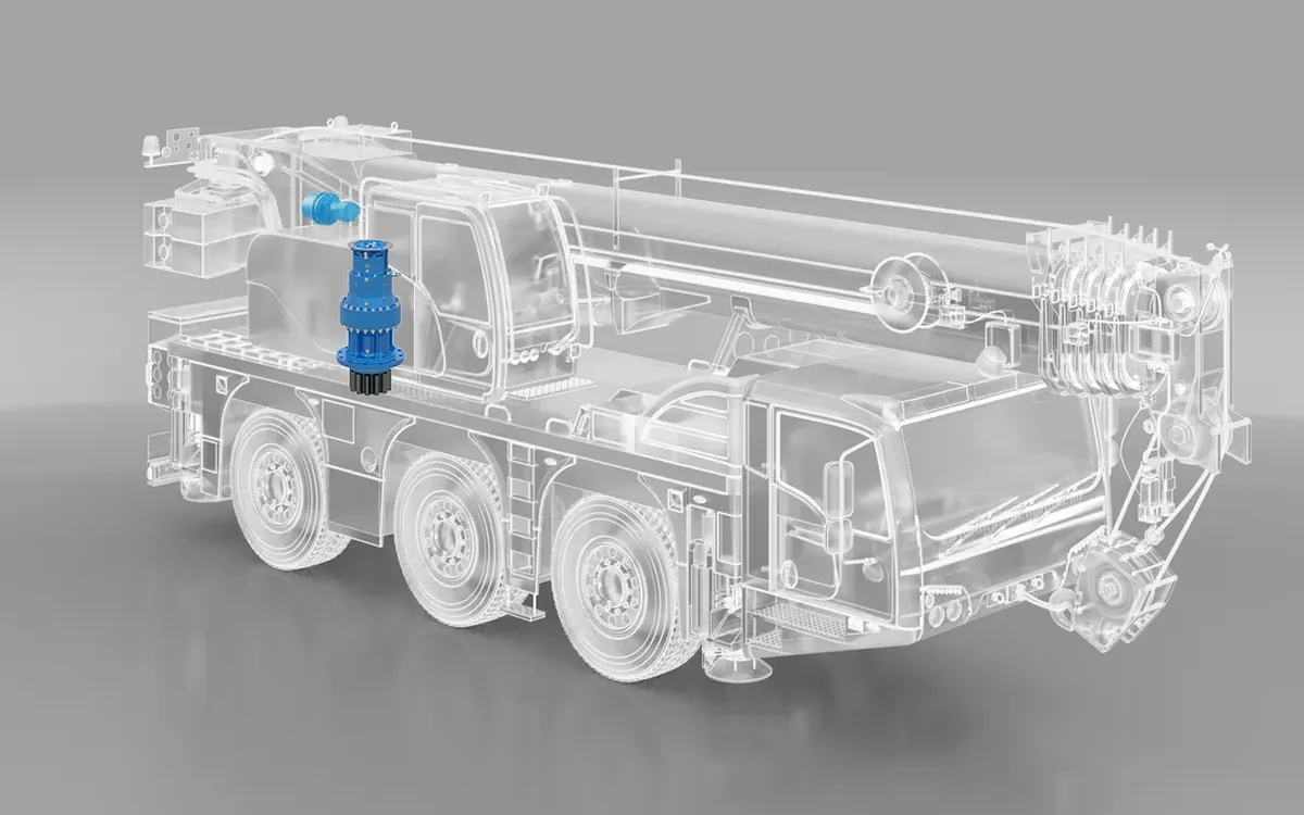 Planetary Slewing Drive Gearbox for Truck-Mounted Cranes