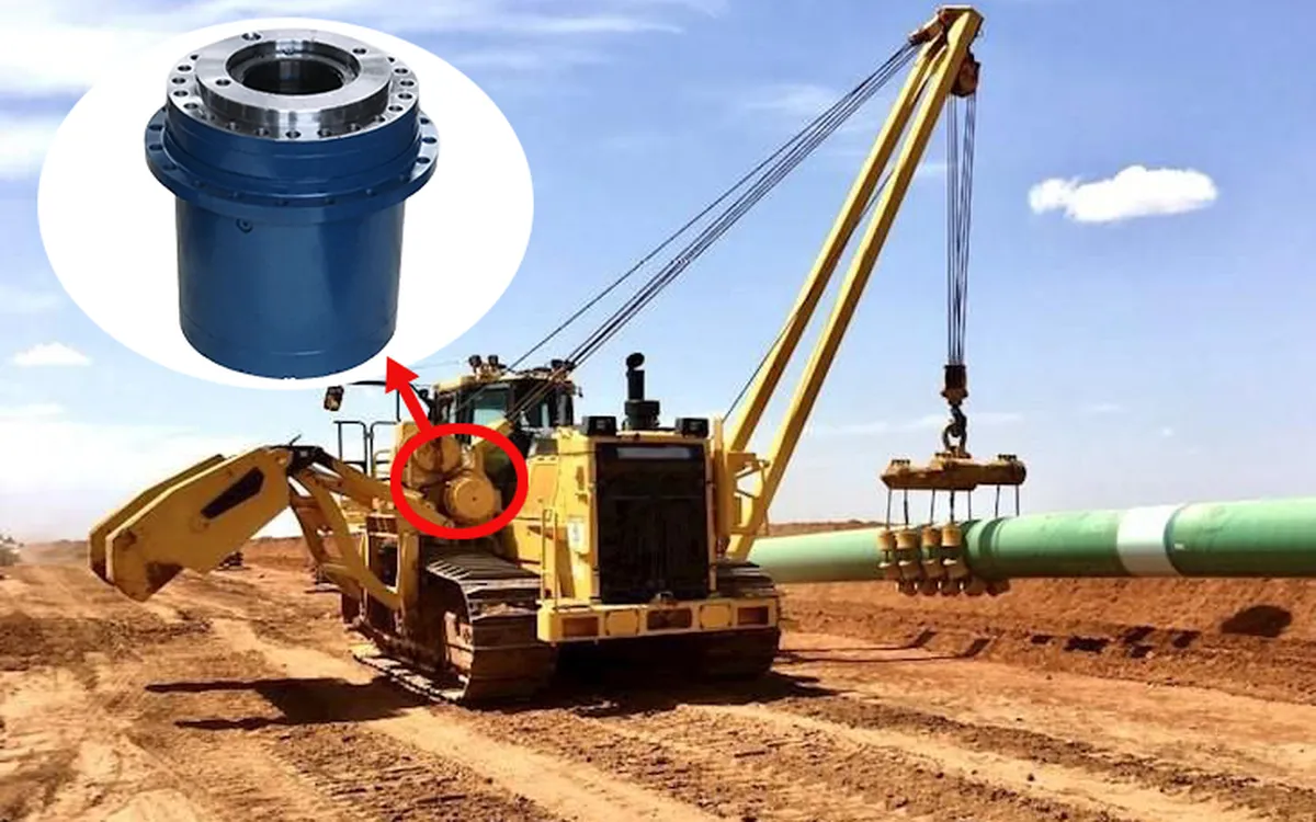 Planetary Winch Drive Gearbox for Pipelayers