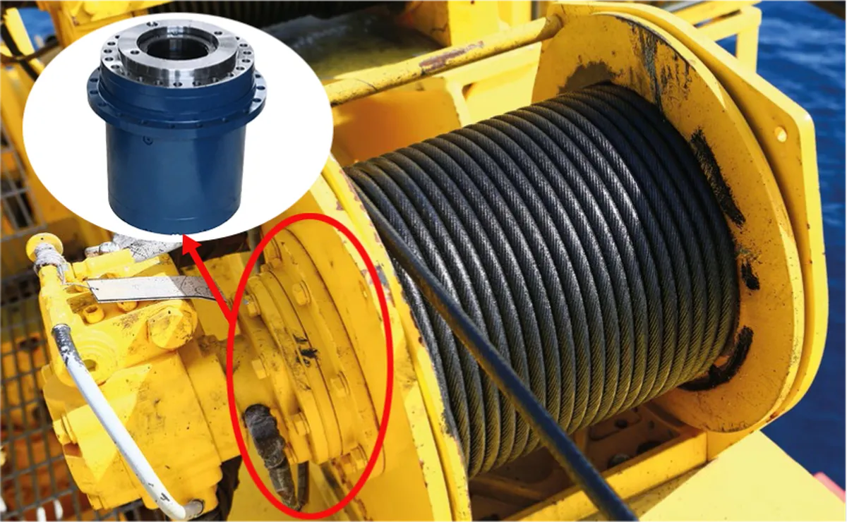 Przekładnia planetarna napędu wciągarki do holowników