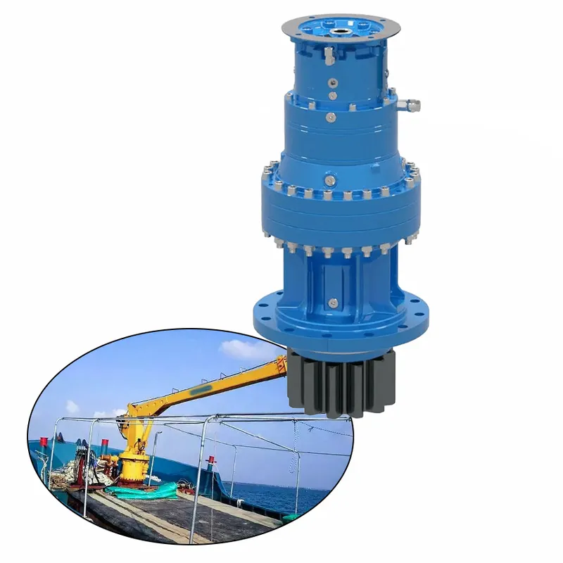 Planetengetriebe mit Schwenkantrieb für Fischereikrane