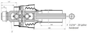 Replacement Walterscheid PTO Shaft