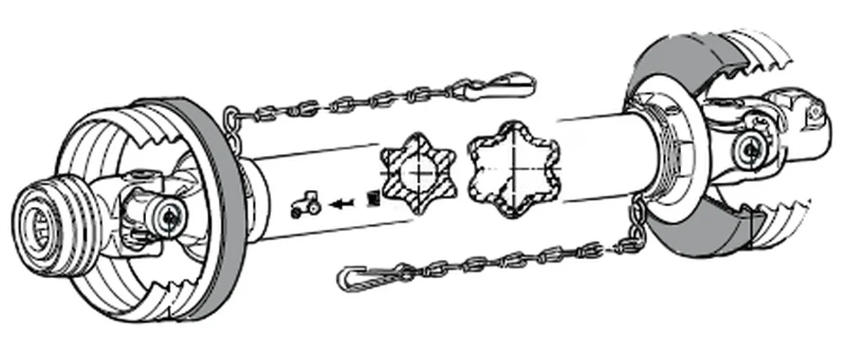 Replacement of Walterscheid 2500 PTO Shaft