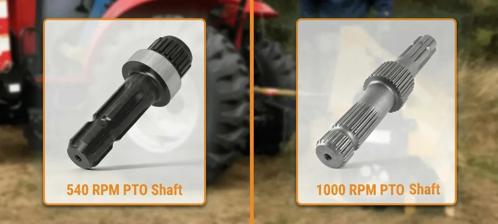 540 PTO Shaft Vs. 1000 PTO Shaft 540 PTO Shaft Vs. 1000 PTO Shaft