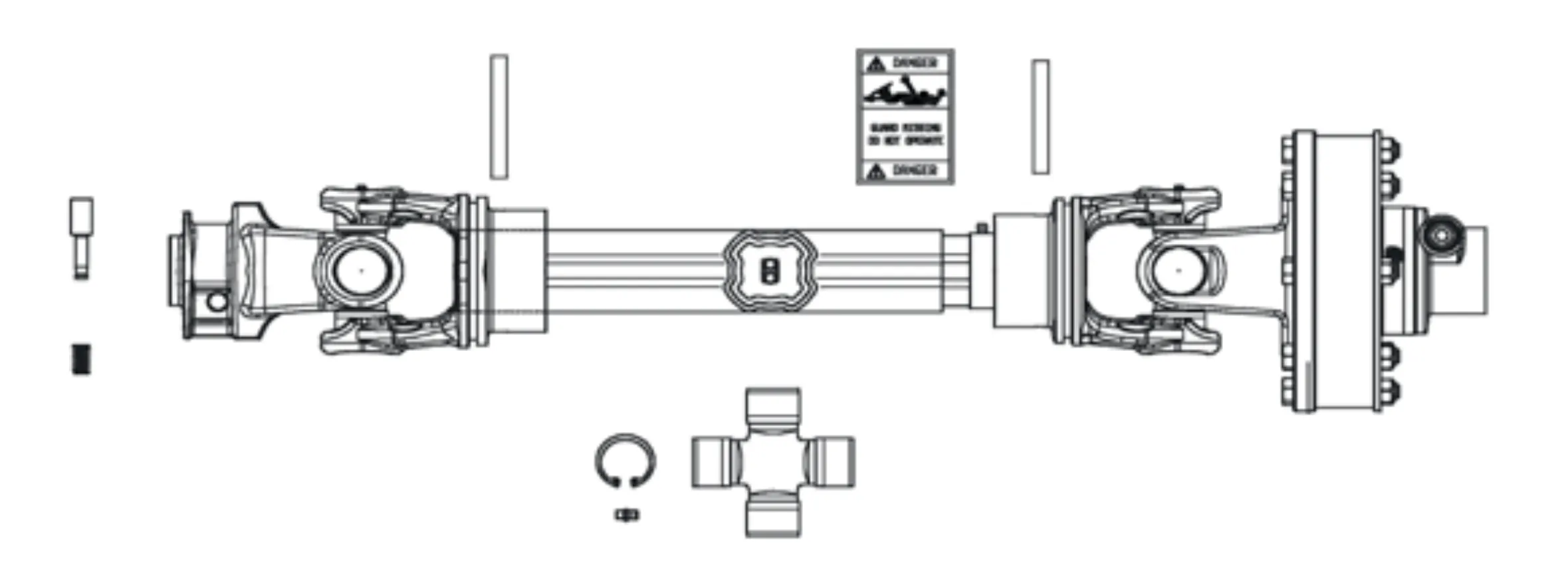 PTO Shaft for Rotary Tiller