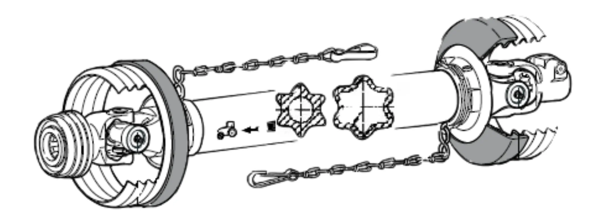 2500系列等速动力输出轴
