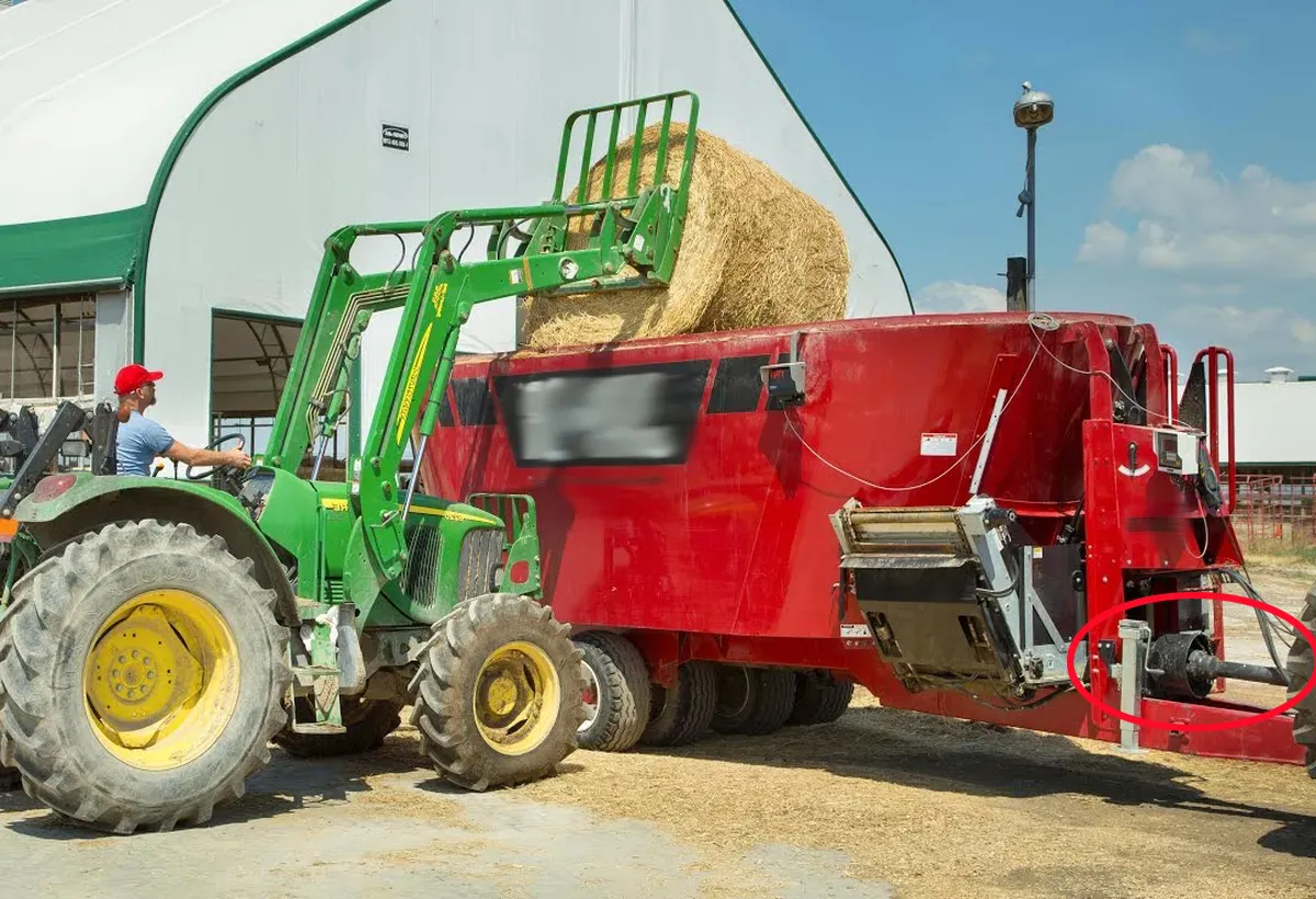 PTO Shaft for Jaylor Twin Auger TMR Mixer