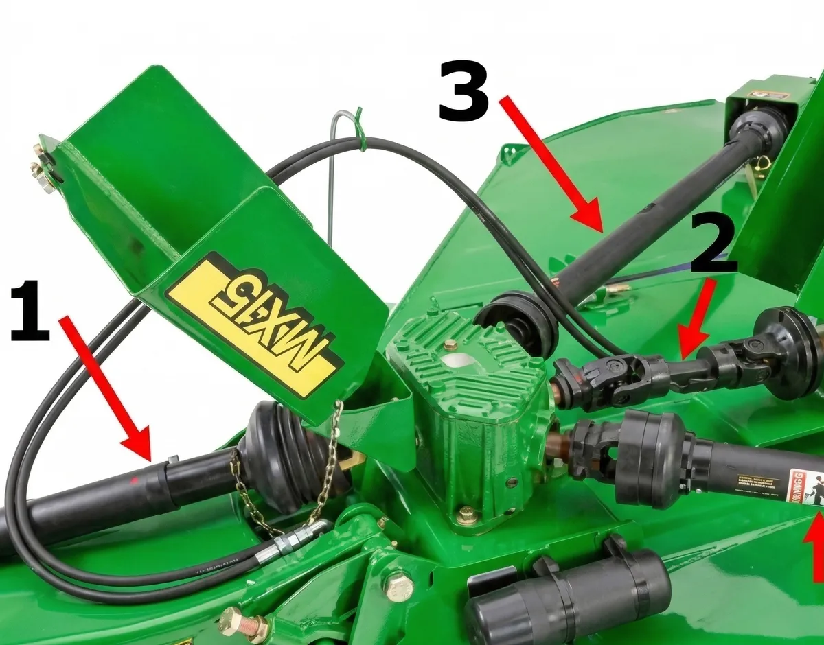 PTO Shaft for John Deere Flexwing Mower