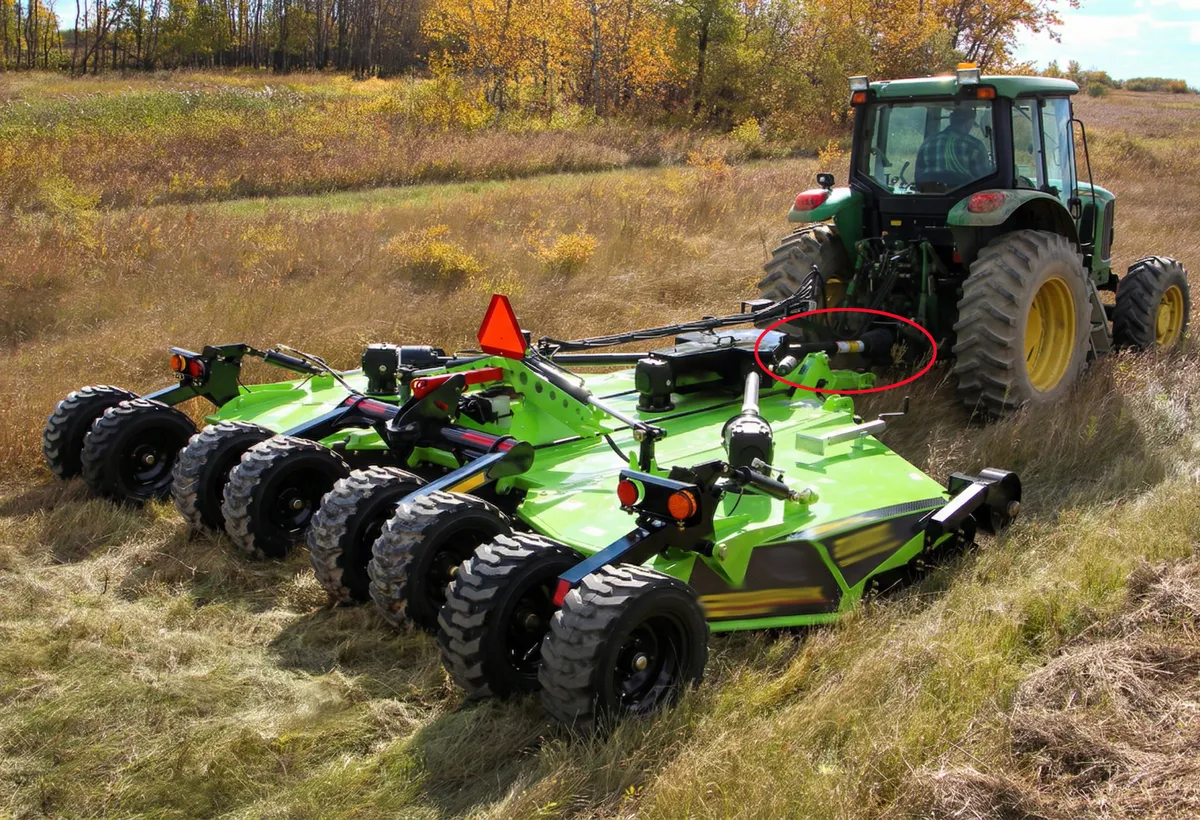 PTO Shaft for Schulte Batwing Mowers