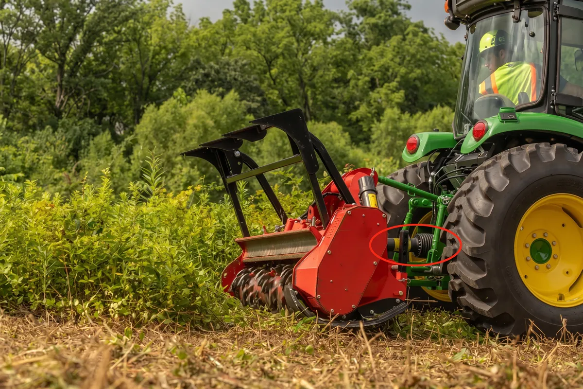 PTO Shaft for Fecon Bull Hog Mulcher