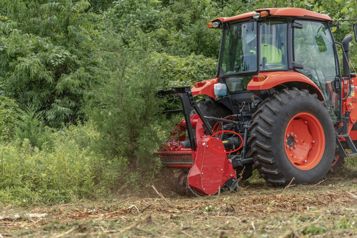 PTO Shaft for Fecon Bull Hog Mulcher