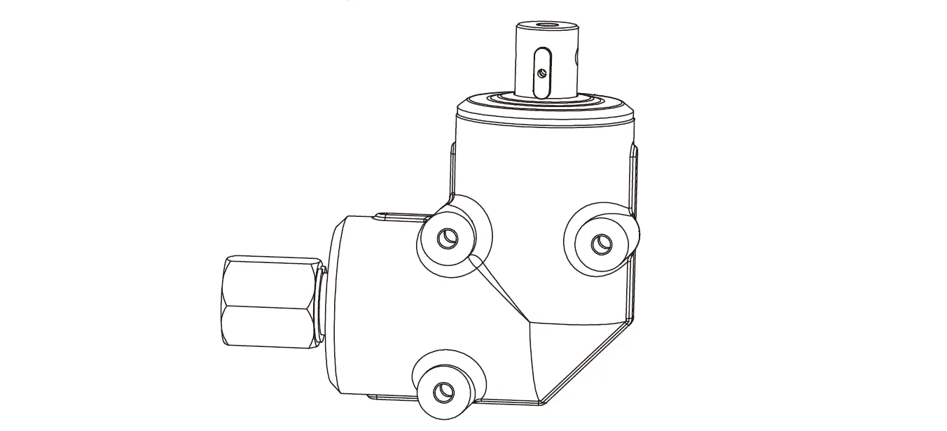CMN-SF10 Fertilizer Spreader Gearbox Dimensions